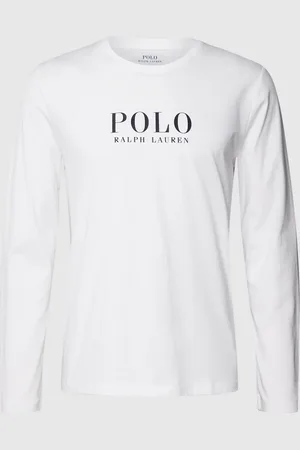 Ralph Lauren Shirt met lange mouwen en labelprint, model 