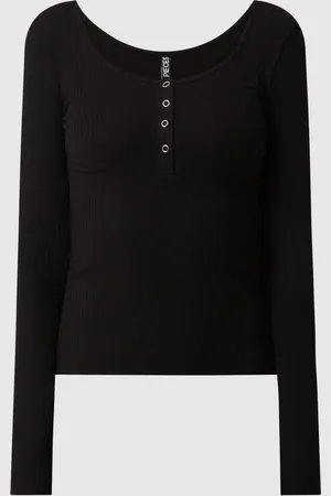 Pieces® Serafinoshirt met stretch, model 