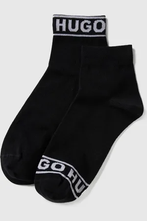 HUGO BOSS Sokken met labelprint in een set van 2 paar