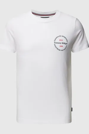 Tommy Hilfiger Slim fit T-shirt met ronde hals