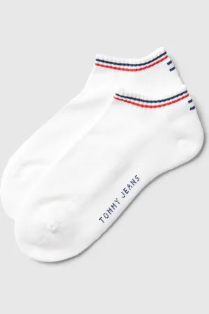 Tommy Hilfiger Sneakersokken met labelprint in een set van 2 paar, model 