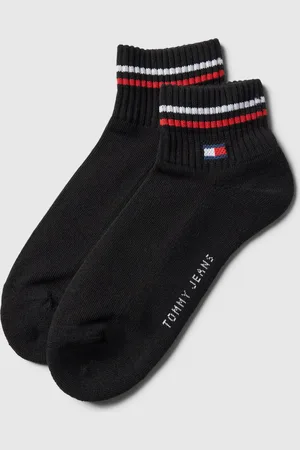Tommy Hilfiger Sneakersokken met labelprint in een set van 2 paar, model 