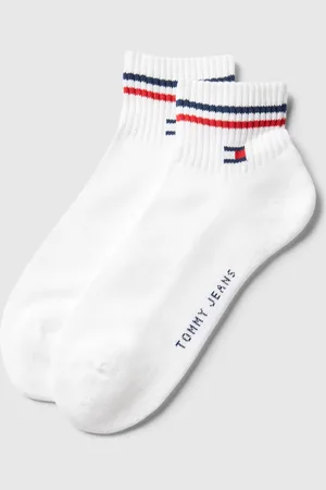 Tommy Hilfiger Sneakersokken met labelprint in een set van 2 paar, model 