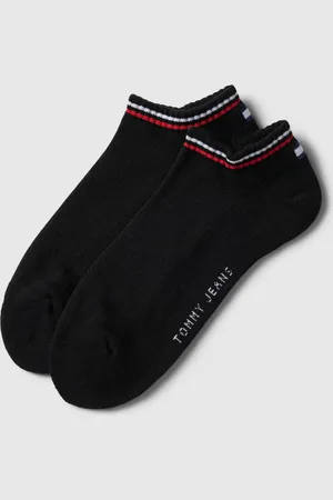 Tommy Hilfiger Sneakersokken met labelprint in een set van 2 paar, model 