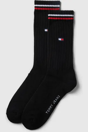 Tommy Hilfiger Sokken met label- en logoprint in een set van 2 paar, model 
