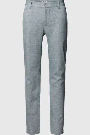 Only & Sons Slim fit stoffen broek met glencheck-motief, model 