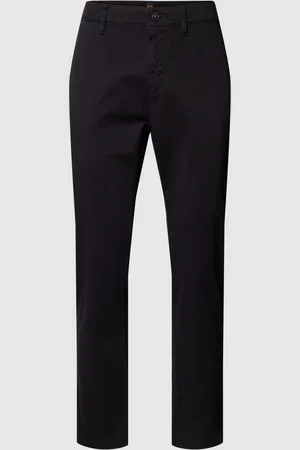 HUGO BOSS Tapered fit chino met Franse steekzakken