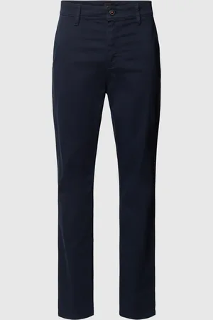 HUGO BOSS Tapered fit chino met Franse steekzakken