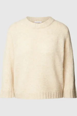Opus Gebreide pullover met ribboorden, model 