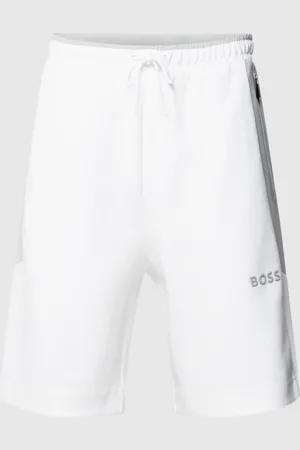 HUGO BOSS Korte broek met labelapplicatie, model 