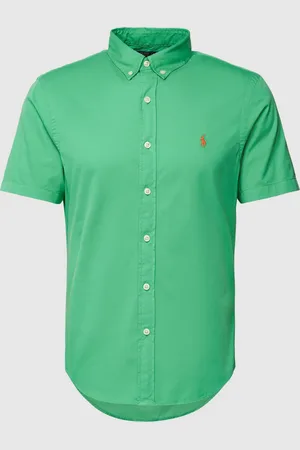 Ralph Lauren Slim fit vrijetijdsoverhemd met halflange mouwen