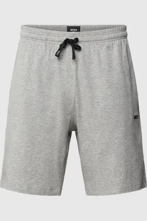 HUGO BOSS Sweatpants met labelstitching, model 