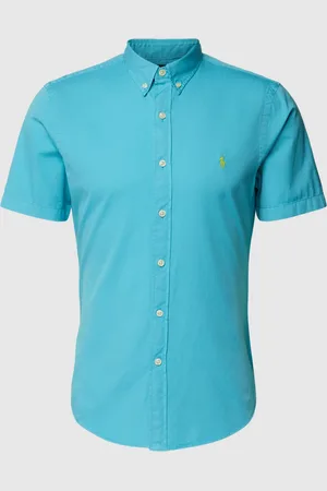Ralph Lauren Slim fit vrijetijdsoverhemd met halflange mouwen