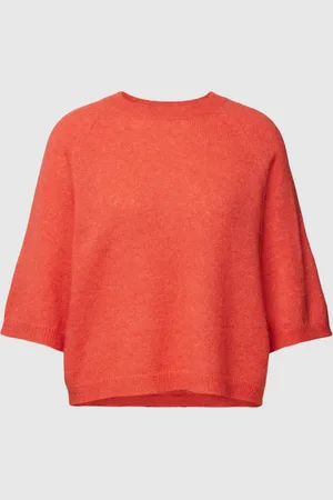 lanius Gebreid shirt van alpacamix met ronde hals
