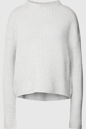 Opus Gebreide pullover met streepmotief, model 