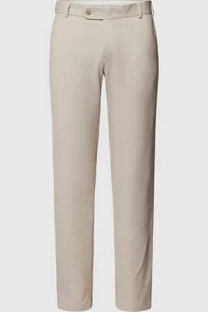 Atelier Torino Slim fit stoffen broek met persplooien