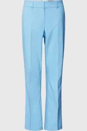 White Label Regular fit stoffen broek met persplooien