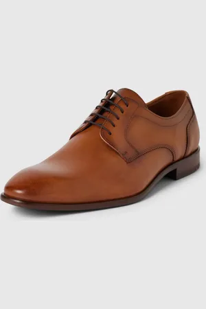 Lloyd Leren derbyschoenen met siernaden, model 