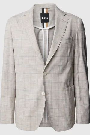 HUGO BOSS Colbert met rasterruit, model 