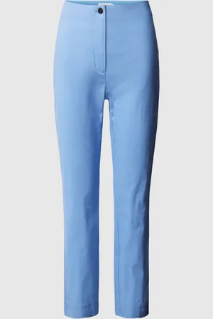 Christian Berg Slim fit broek met persplooien