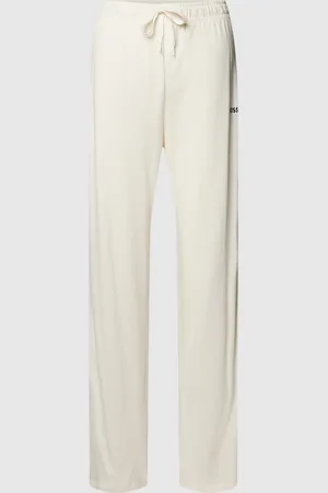 HUGO BOSS Straight leg sweatpants met tunnelkoord