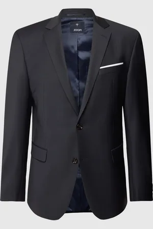 JOOP! Slim fit 2-knoops colbert met klepzakken