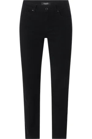 Angels Slim tapered fit stoffen broek met stretch, model 