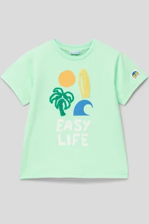 Mayoral T-shirt met motief- en statementprint