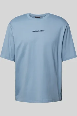 Michael Kors T-shirt met labelstitching, model 
