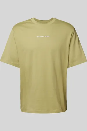 Michael Kors T-shirt met labelstitching, model 