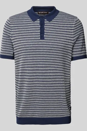 Michael Kors Regular fit poloshirt met structuurmotief, model 