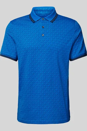 Michael Kors Regular fit poloshirt met all-over labelmotief, model 