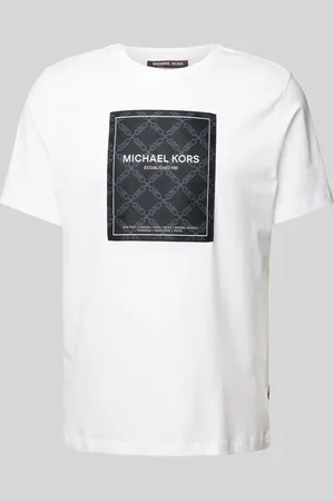 Michael Kors T-shirt met labelprint, model 