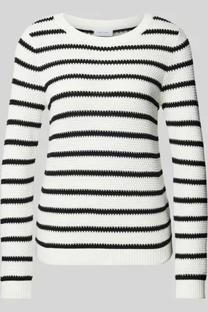 VILA Gebreide pullover met streepmotief, model 