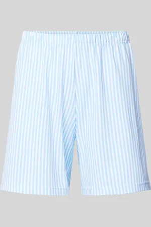 Mey Korte broek met streepmotief en elastische band