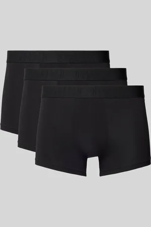 Hom Boxershort met elastische band met label in een set van 3 stuks