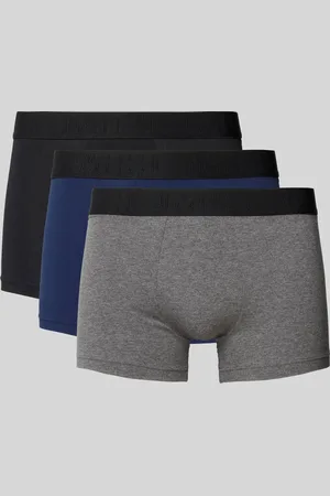 Hom Boxershort met elastische band met label in een set van 3 stuks
