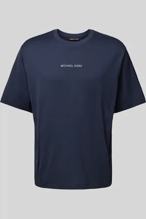 Michael Kors T-shirt met labelstitching, model 