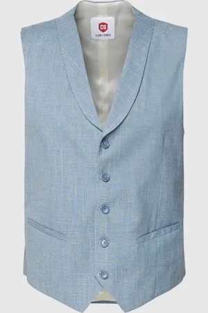 Club of Gents Gilet met strookzakken, model 