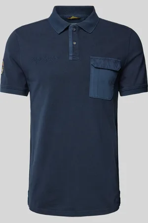 Camel Active Poloshirt met labelstitching