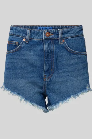 Hugo Blue Korte regular fit jeans in 5-pocketmodel, model 