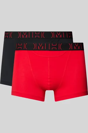 Hom Boxershort met elastische band met label in een set van 2 stuks