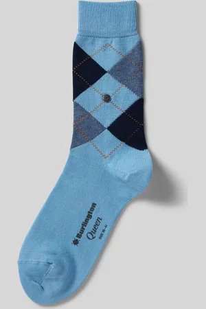 Burlington Sokken met zigzagmotief, model 