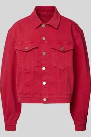 VILA Jeansjack met platte kraag, model 