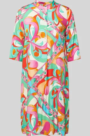 Emily van den Bergh Knielange jurk met all-over print