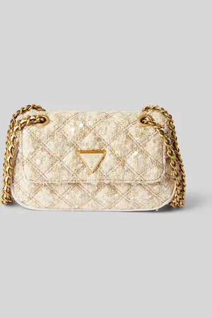 Guess Handtas met labelapplicatie, model 