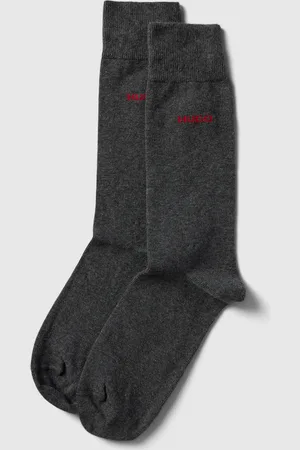 HUGO BOSS Sokken met labeldetail in een set van 2 paar