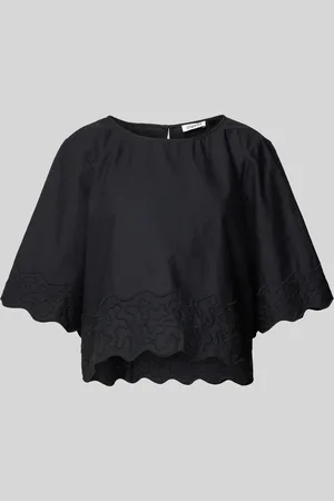 ESPRIT Blouseshirt met 1/2-mouwen in een losse pasvorm