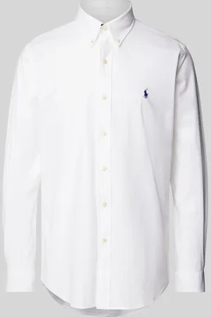 Ralph Lauren Custom fit vrijetijdsoverhemd met logostitching