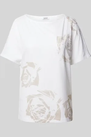 ESPRIT T-shirt met gebloemd motief